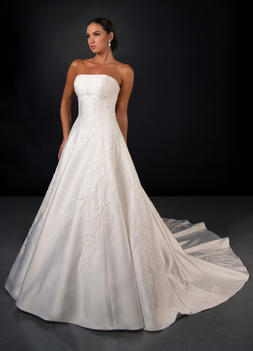 Photo of the model wearing a Martina Liana gown