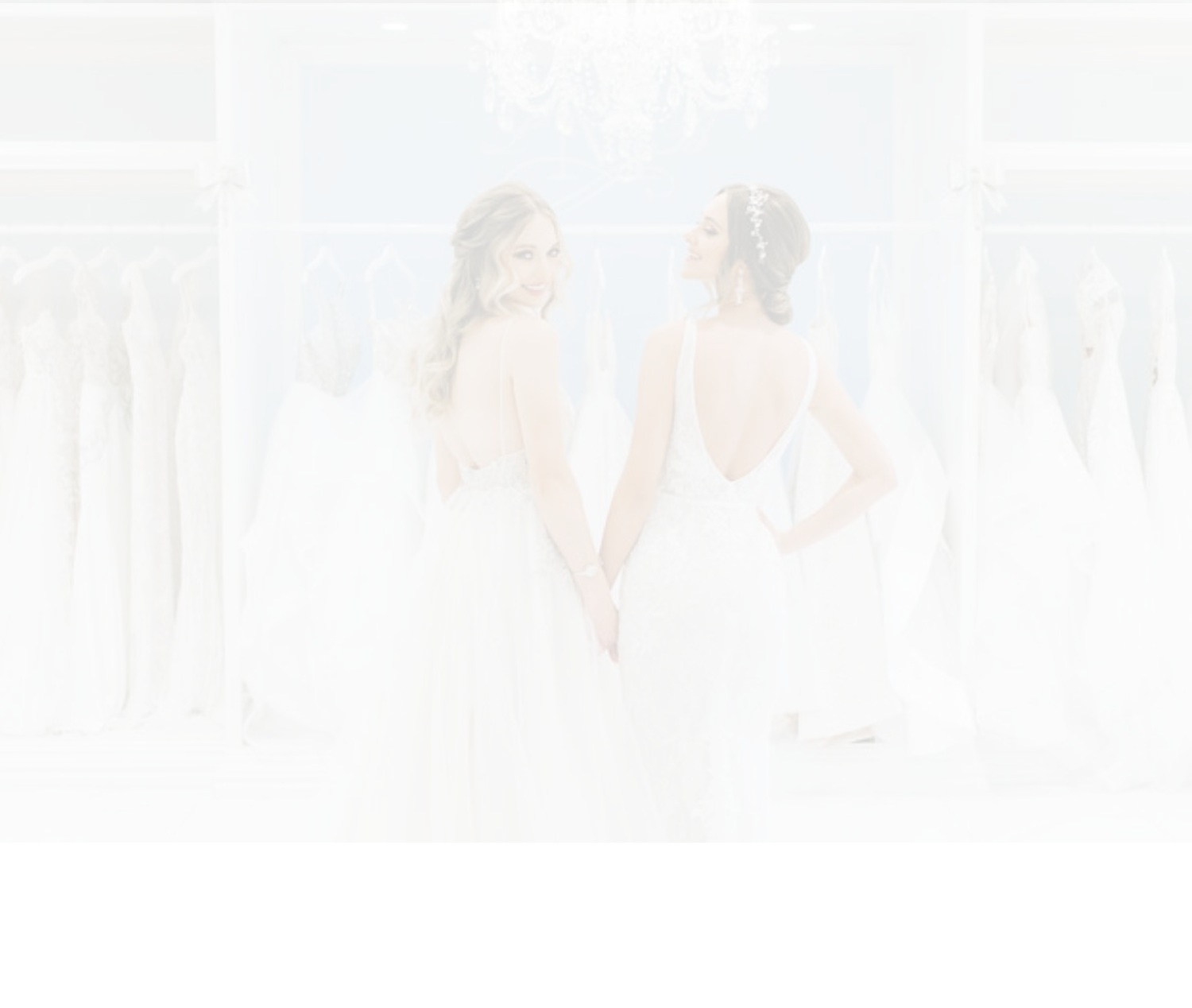 Photo of the models wearing bridal gowns - Mobile Image