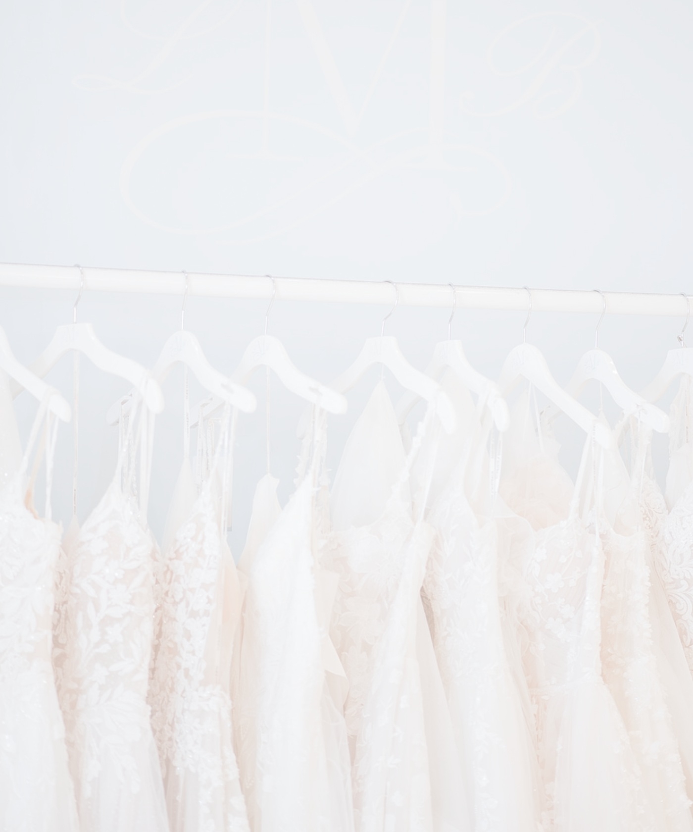 Photo of the bridal gowns