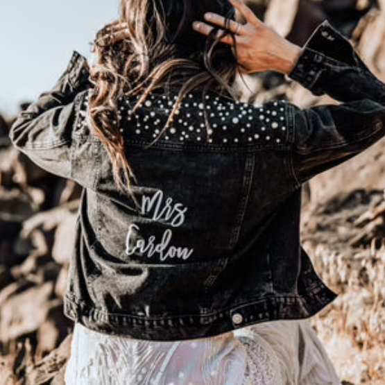Heirloom Bridal Style #Black Classic Pearl Studded Jacket Default Thumbnail Image