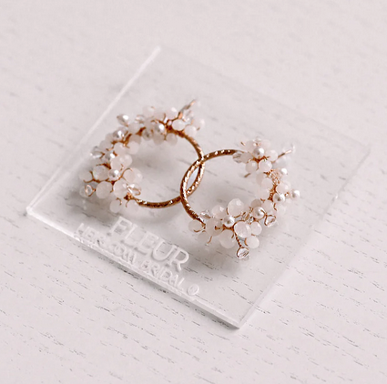 Heirloom Bridal Style #Azalea Fluer Earrings E041 Default Thumbnail Image