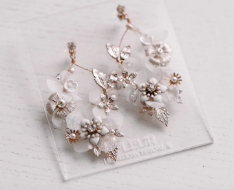 Heirloom Bridal Style #Lilly Fluer Earrings E037 #1 default thumbnail