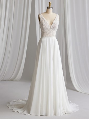 Maggie Sottero Style #Maurelle #3 Ivory (gown with Natural Illusion) thumbnail