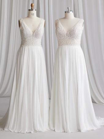 Maggie Sottero Style #Maurelle #4 Ivory (gown with Natural Illusion) thumbnail