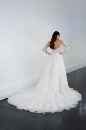Martina Liana Style #1599 W/ Overskirt #1 Ivory/Sand/Porcelain thumbnail