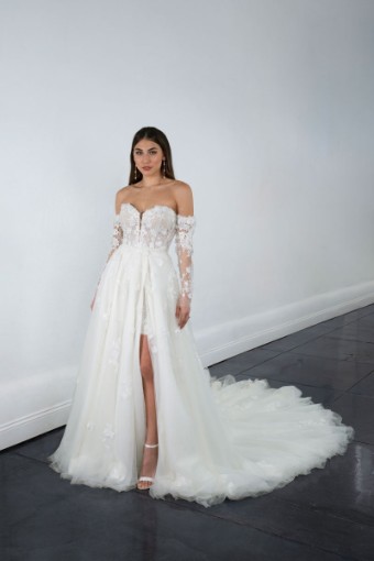 Martina Liana Style #1599 W/ Overskirt #0 default Ivory/Sand/Porcelain thumbnail