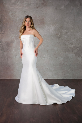 Essense of Australia Style #D4149 #2 Ivory Satin Jacquard thumbnail