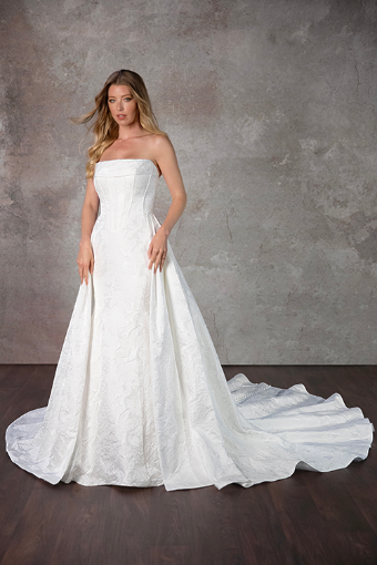 Essense of Australia Style #D4149 #0 default Ivory Satin Jacquard thumbnail