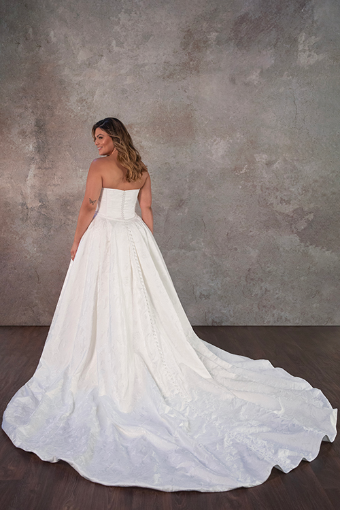 Essense of Australia Style #D4149 #3 Ivory Satin Jacquard thumbnail