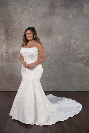 Essense of Australia Style #D4149 #4 default Ivory Satin Jacquard thumbnail