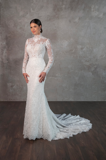 Essense of Australia Style #D4294 #0 default (IV-IV) Ivory Lace and Tulle over Ivory Gown thumbnail