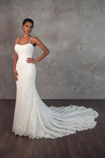 Essense of Australia Style #D4279 #0 default (IV-IV) IVORY LACE EMBROIDERY AND TULLE OVER IVORY GOWN thumbnail