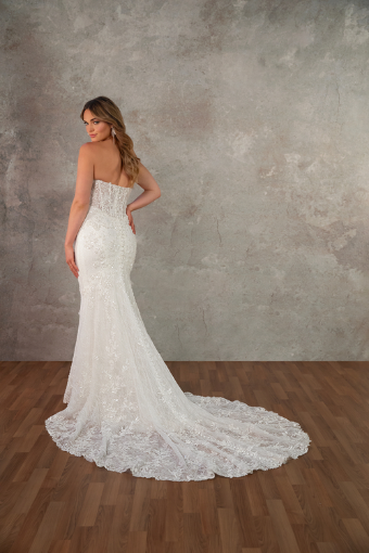 Essense of Australia Style #D4368 #1 (IV-IVR) Ivory Lace and Tulle over Ivory Gown thumbnail