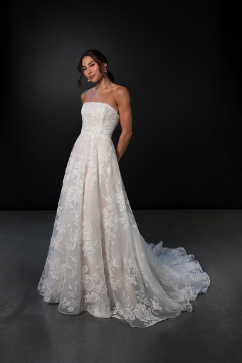 Martina Liana Style #ML1996 #0 default (IV-IV) Ivory Lace Tulle and Regal Organza over Ivory Gown thumbnail