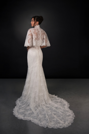 Martina Liana Style #ML2010 #1 (IV-IVR) Ivory Lace and Tulle over Ivory Gown thumbnail