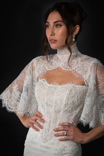 Martina Liana Style #ML2010 #4 default (IV-IVR) Ivory Lace and Tulle over Ivory Gown thumbnail