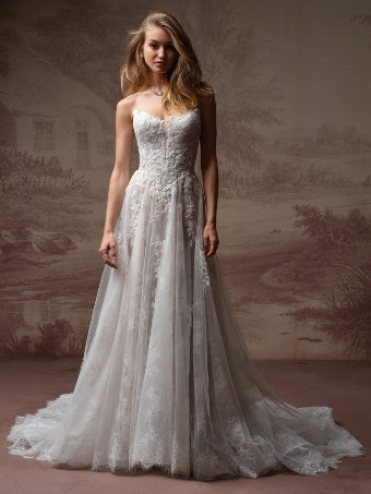 Maggie Sottero Style #Hadley #0 default All Ivory (gown with Ivory Illusion) thumbnail