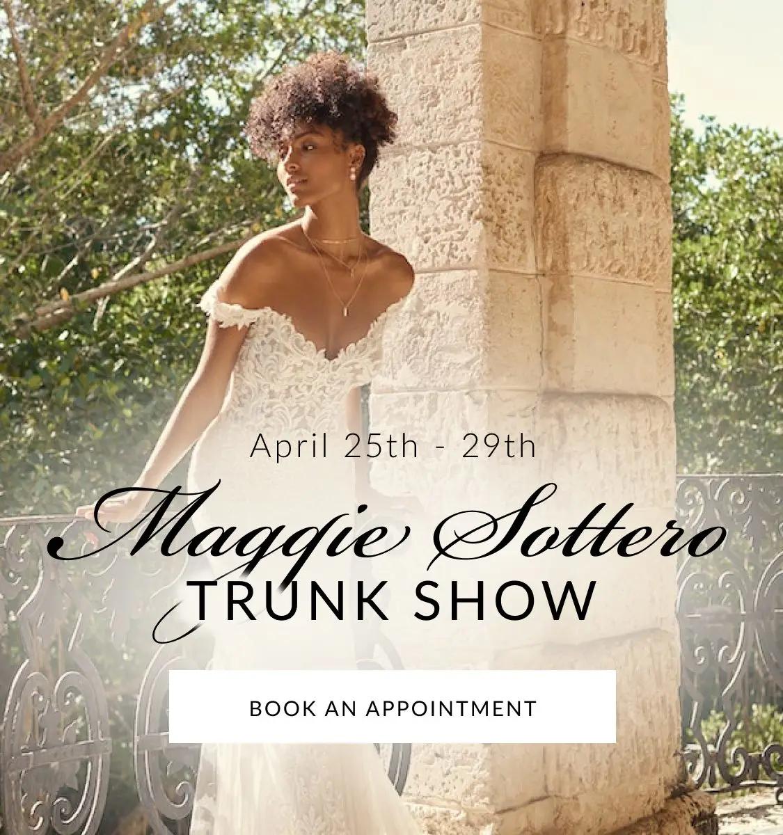 Maggie Sottero Trunk Show Banner Mobile