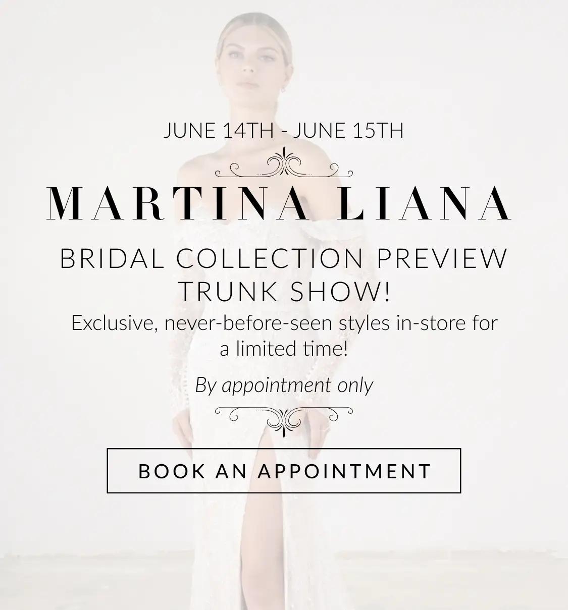 Mobile Martina Liana Trunk Show Banner
