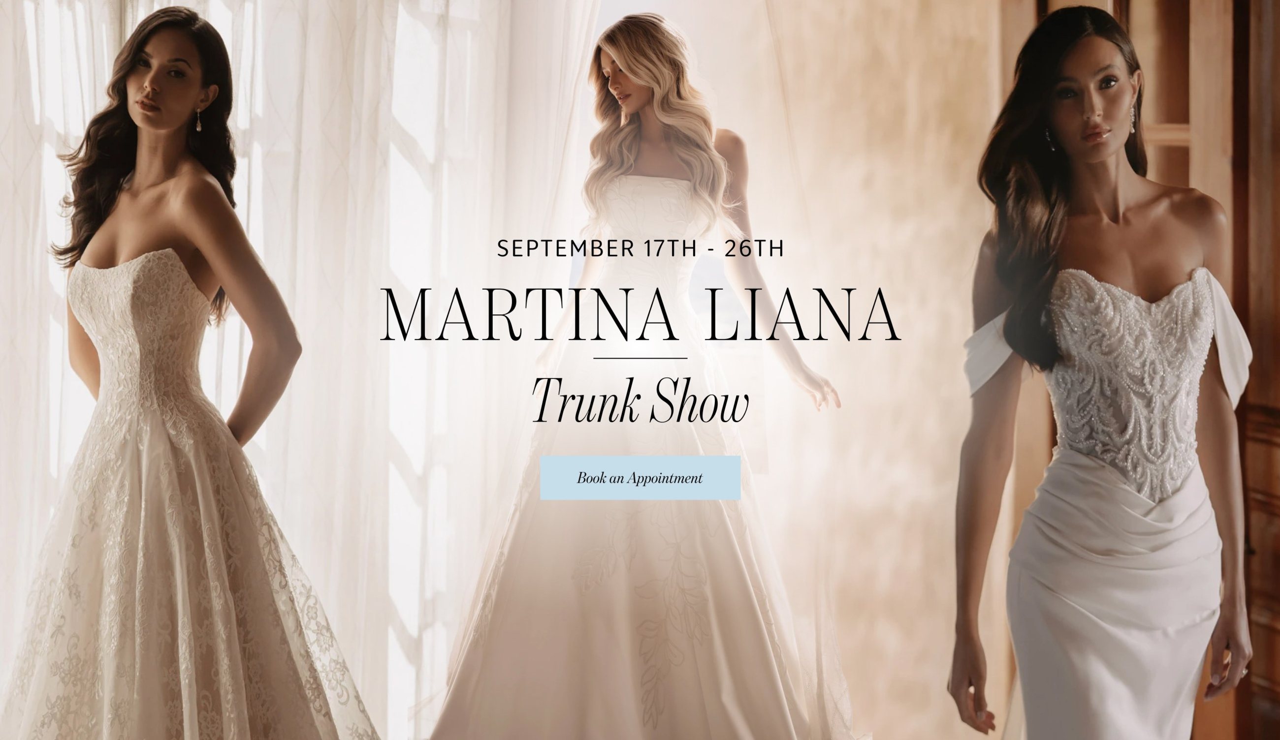 martina liana trunk show banner 2026