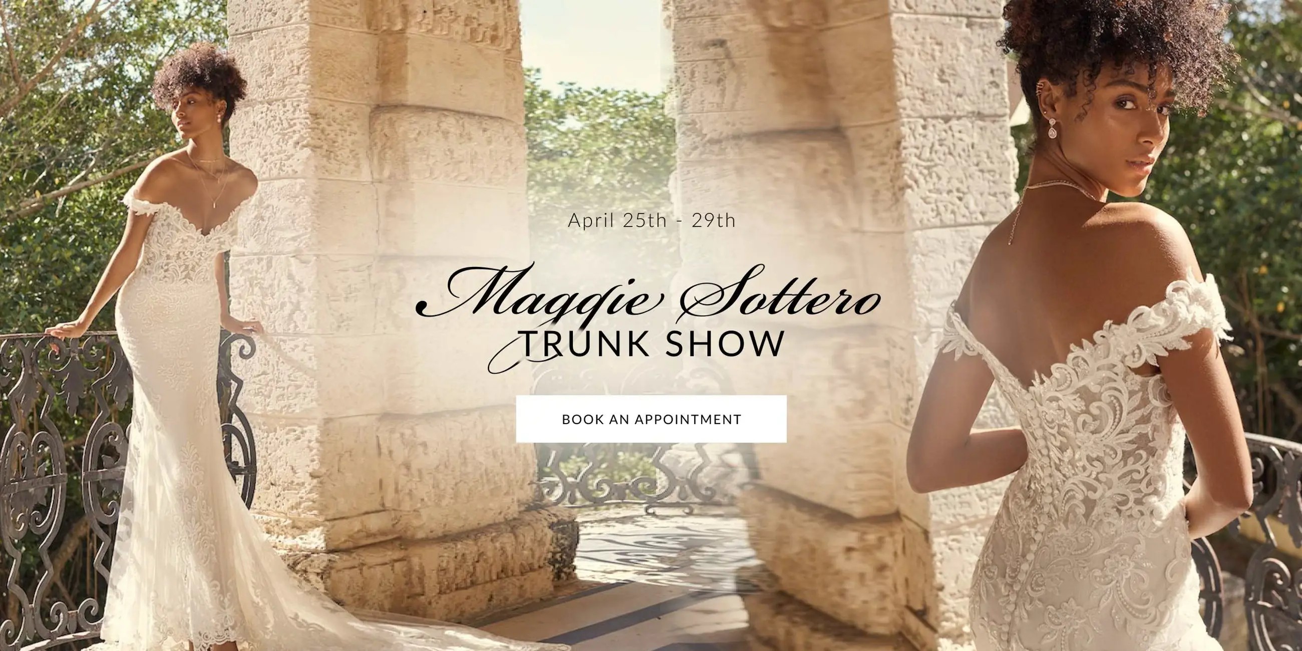 Maggie Sottero Trunk Show Banner